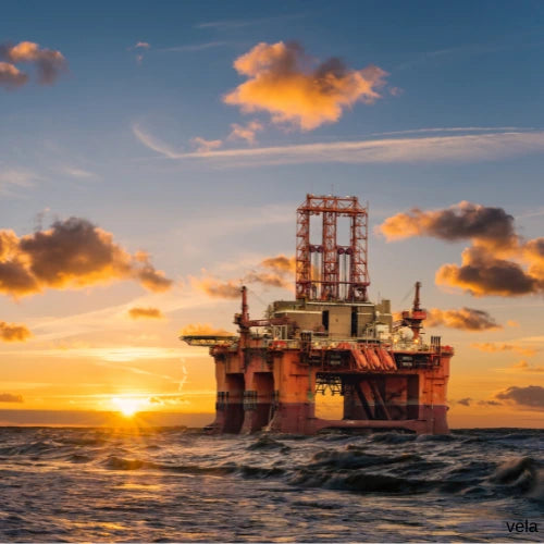 oil rig supplier uses vela vacuum storage bags for delivering goods to the workers