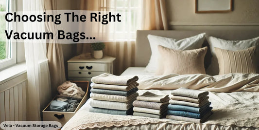 choosing the right size vacuum bags - blog post featured image - vela