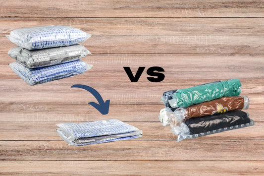 vacuum storage bags vs roll-up travel vacuum bags - blog 