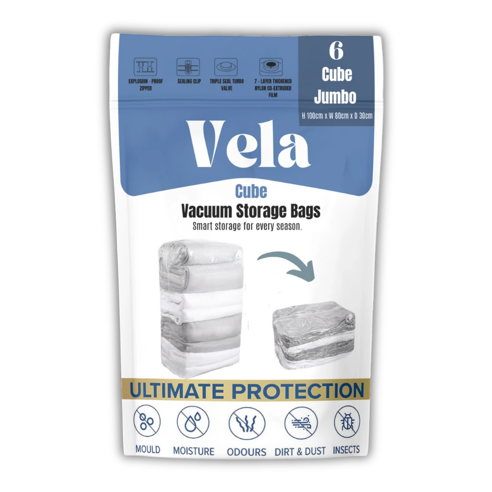 vacuum storage bag cube Jumbo 6pc