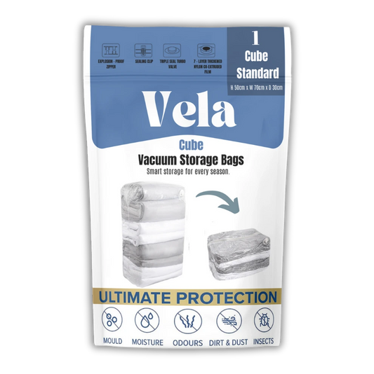 Cube Vacuum Storage Bags Standard pack of 1 - vacuumstoragebags.co.uk