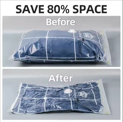 large vacuum storage bags before and after image
