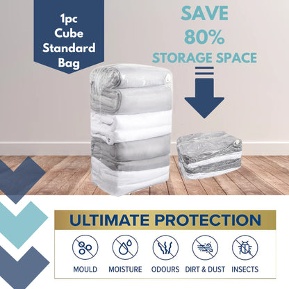 Vacuum Storage Bags Cube - Standard