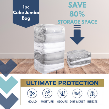 Vacuum Storage Bags Cube - Jumbo